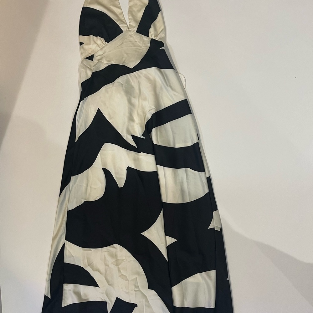 Bardot dress from Anthropologie Black and White Patterned